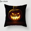 Halloween Decoration Pillowcase Jack-O-Lantern Ghost Face  Party  Sofa Cushion Cover Bedroom Home Decor