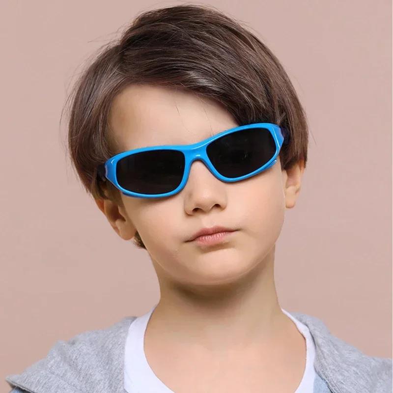 Kids Sunglasses Polarized Unbreakable Baseball Shades Outdoor Sports Goggle  for Boys Girls Child Age 3-12