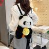 Panda Handheld Cute Honey Can Cartoon Plush Backpack For Kids And Outfits Casual