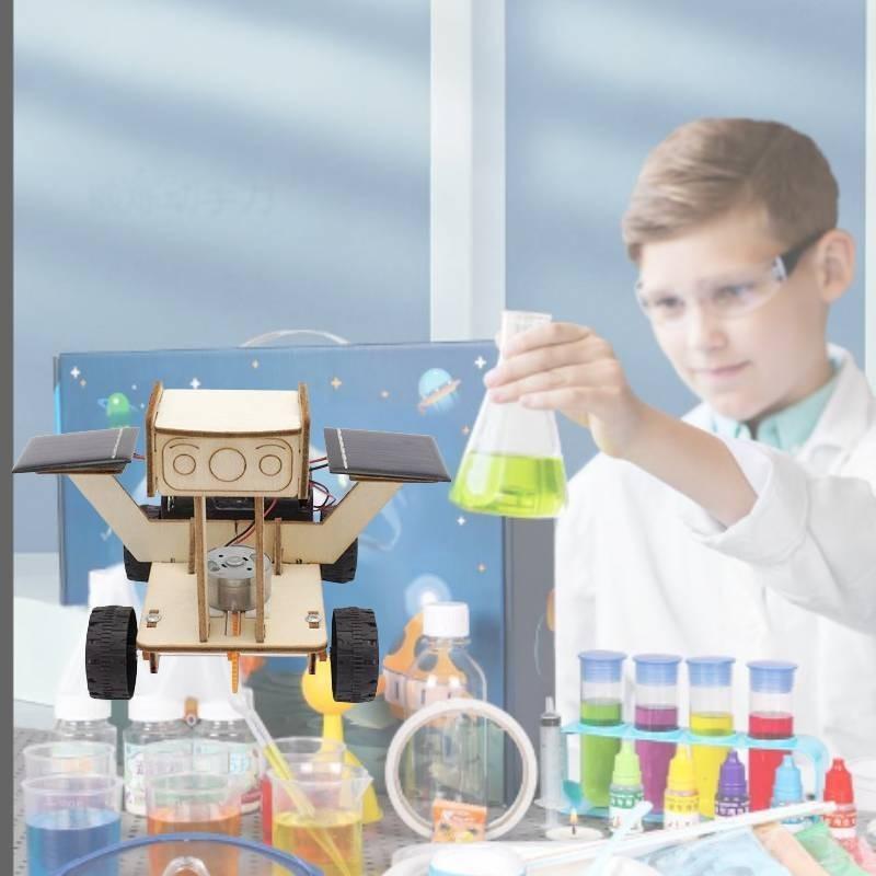 Educational Diy Solar Lunar Vehicle Science Model Kit For 7-14 Year Olds