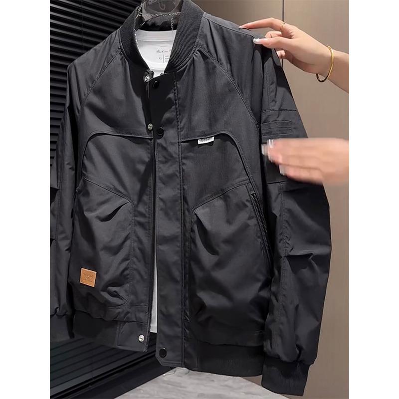 Men's Cotton Padded Baseball Jacket - Autumn/Winter Fashion Trend, Versatile Workwear & Casual Top