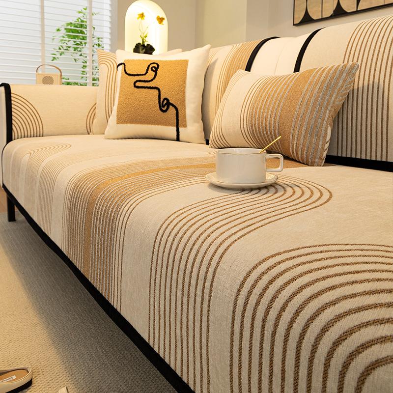 Medieval Sofa Cushion, Universal Light Luxury In All Seasons, High-End Sofa Cover  New Sofa Cushion Towel, Non-Slip