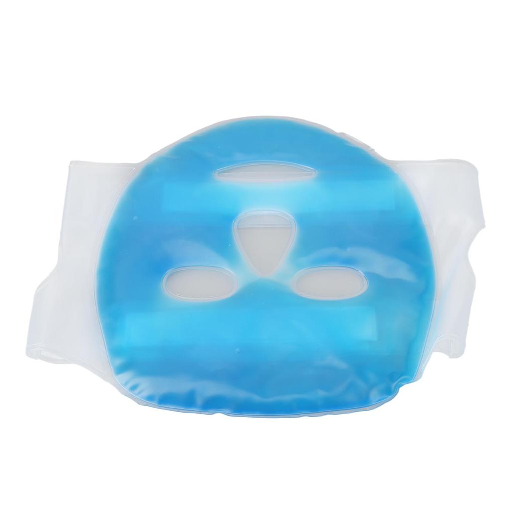 Gel Beads Face Mask Reduce Puff Migraine Relief Reusable Hot Cold Compress Therapy Gel Mask for Sleeping