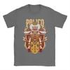 Camiseta para Hombre Hunter Wilds Palico Compañero Camiseta de Juego Algodón Merch Informal Manga Corta Cuello Redondo Camisetas Camiseta de Regalo de Cumpleaños