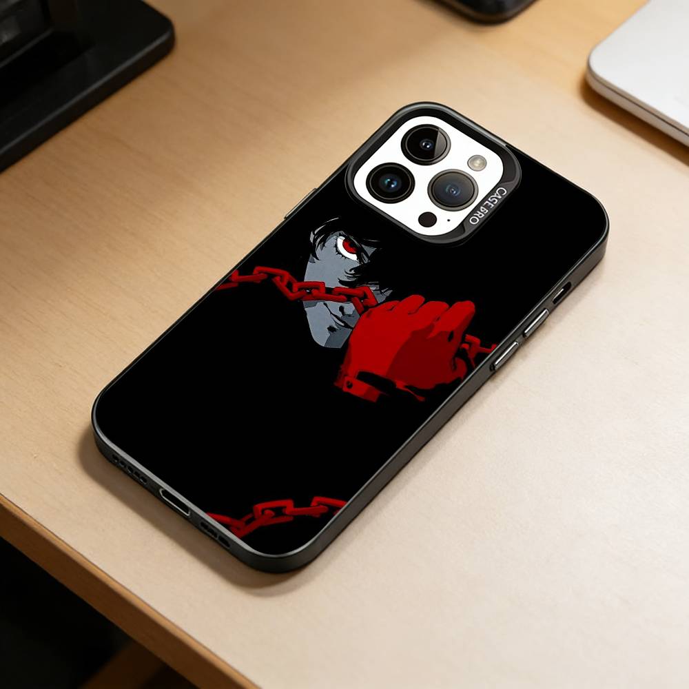 games-Wallpaper Persona 5  Phone Case For iPhone 17,16,15,14,13,12,11 Plus,Pro Max,XS,Colored Silver Plated Inside Cover