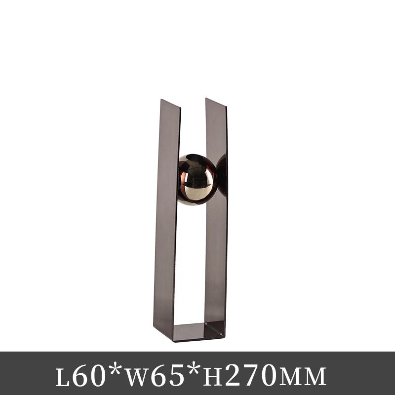 Modern Light Luxury Metal Vase for Dried Flowers, Home & Hotel Decor