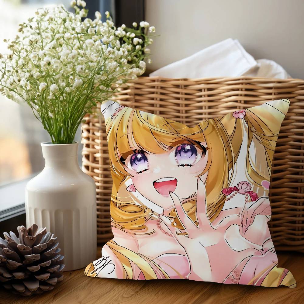 Mermaid Melody Anime Pichi Pitch Pillowcase Toon Gift Cushion Cover Bedroom Home Sofa Chair Seat Decor Pillow Case