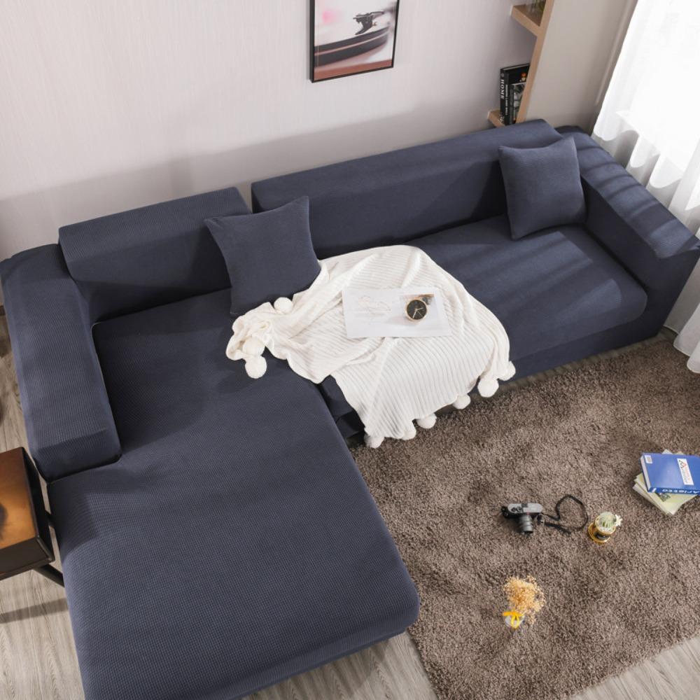 Corn Fleece Sofa Cover All-inclusive Thickened L-shaped Princess Combination Sofa Cover