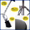ZERONOWA Drum Throne Folding Drum Stool 5 Levels Height Adjustable Drum Chair (1)