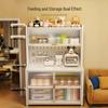 Large Capacity Floor-Standing Baby Formula Feeding Storage Cabinet and Shelf
