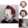 Scary Stephen King's It Mask For Halloween Men Joker Costume Cosplay