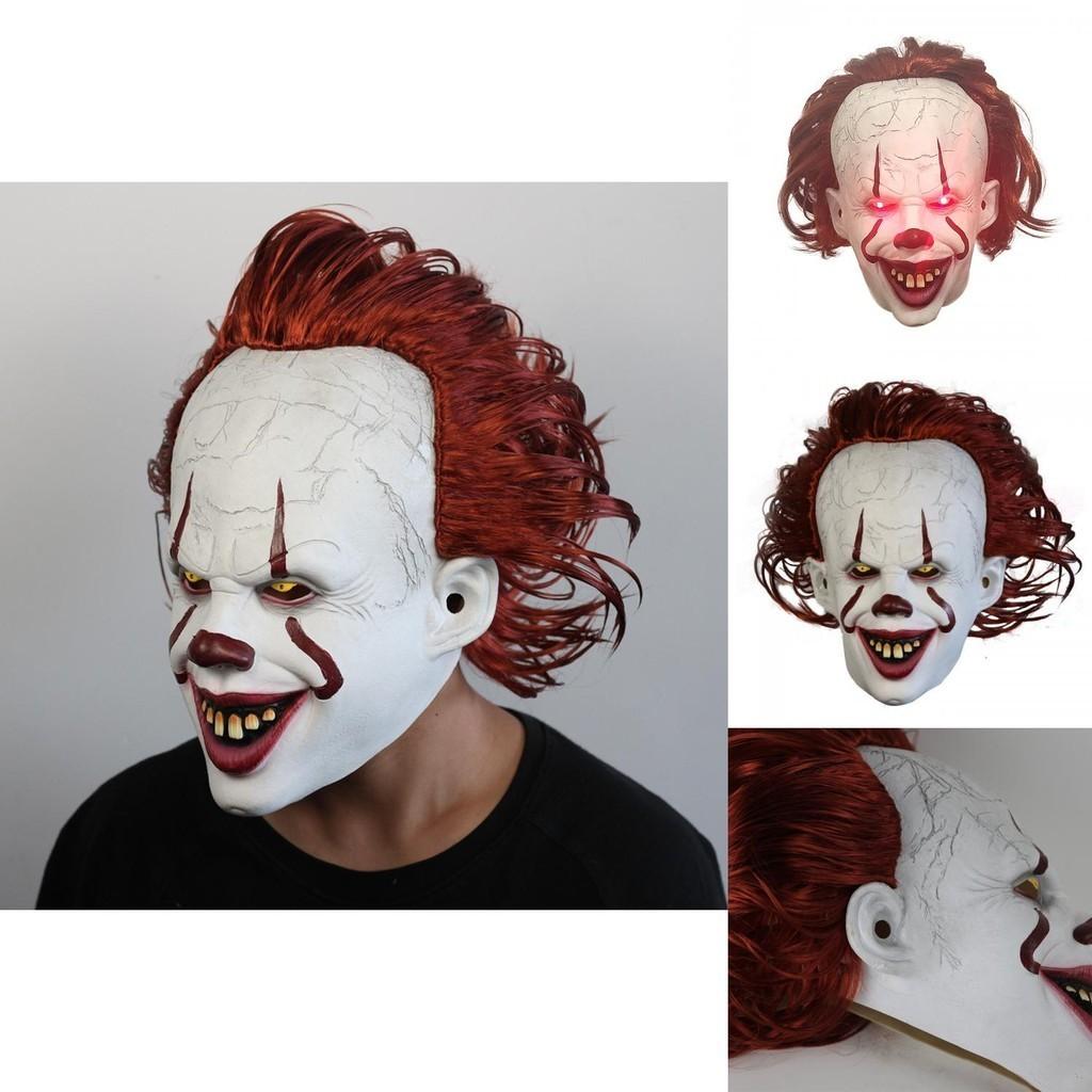 Scary Stephen King's It Mask For Halloween Men Joker Costume Cosplay