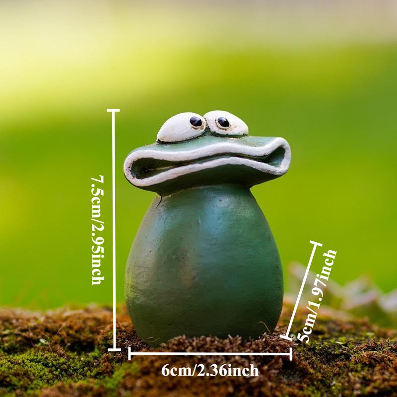 

Big Mouthed Frog Parody Ornament Cute Decoration Design Home Courtyard Silly Frog