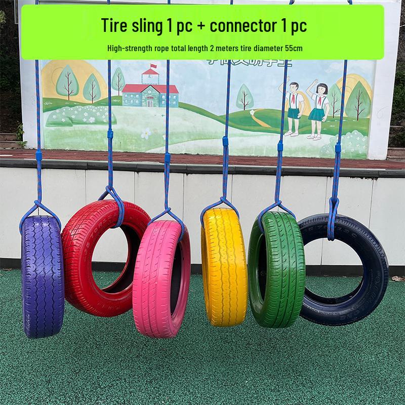 Children's Indoor/Outdoor Climbing and Swing Training Set with Rope Ladder