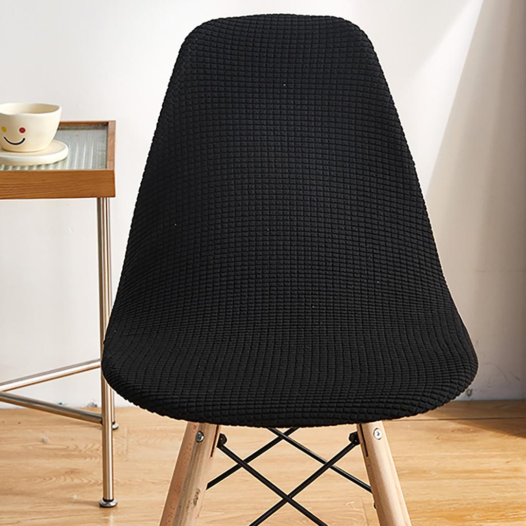 Waterproof Short Back Chair Cover Scandinavian Adjustable Dining Room Seat Protector for Bar Party