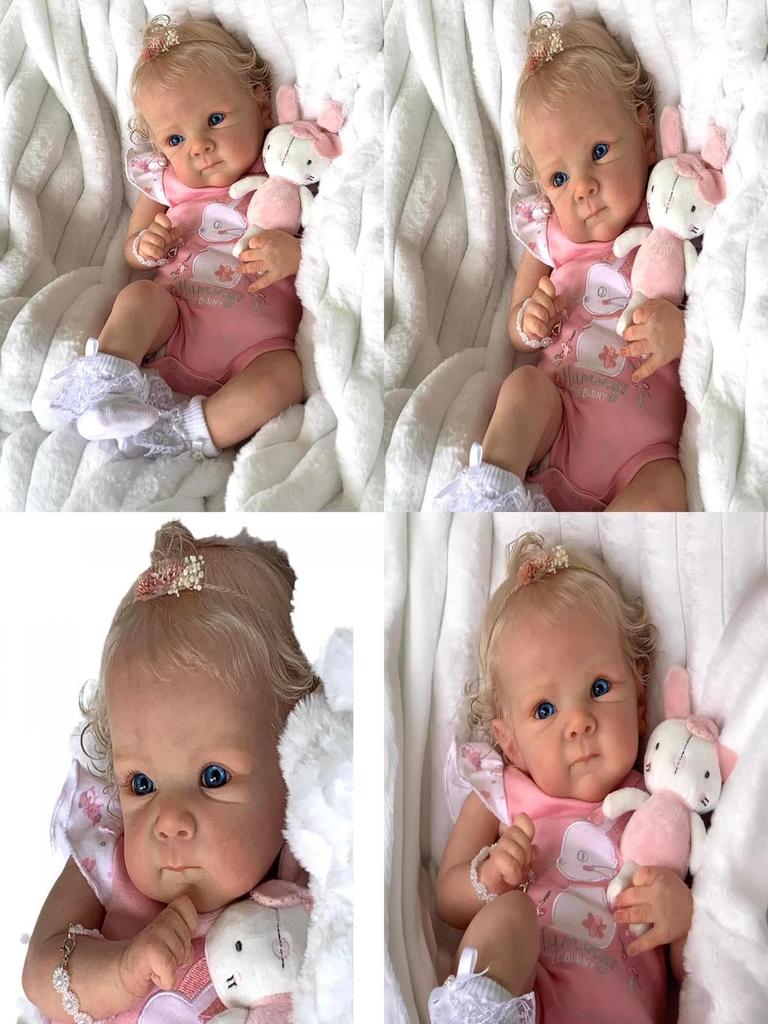 Silicone Baby Reborn Doll Realistic Vinyl Collectible Toy For Gift And Display