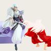Anime Inuyasha Sesshoumaru Decoration Ornaments Action Figure Collection Model Toy for Decoration Collectible Christmas Gift