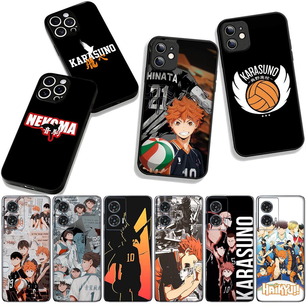 Toru Oikawa Haikyuu Shoyo Hinata Case for Motorola Moto G54 G05 G24 G45 G55 G75 G85 G15 G57 G86 Power Edge 50 30 Fusion neo Pro