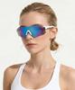Tuditeo Une Sports Outdoor Goggles Sunglasses C3 Blue/Frame White Blue