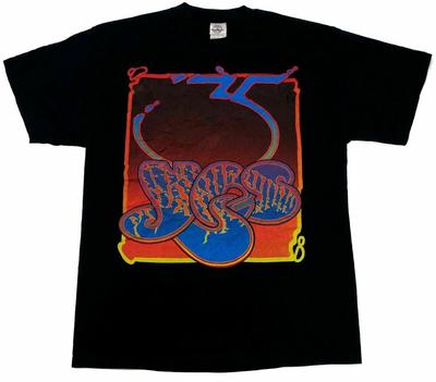 Yes Tour 2004 Vintage Concert Prog Rock Band Psychedelic 35Th Neon Unisex T-Shirt