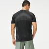 Lulu Men's Ice Silk Quick-Dry Round Neck T-Shirt, Summer Sports Casual Style, Short Sleeve Fitness Running Top.