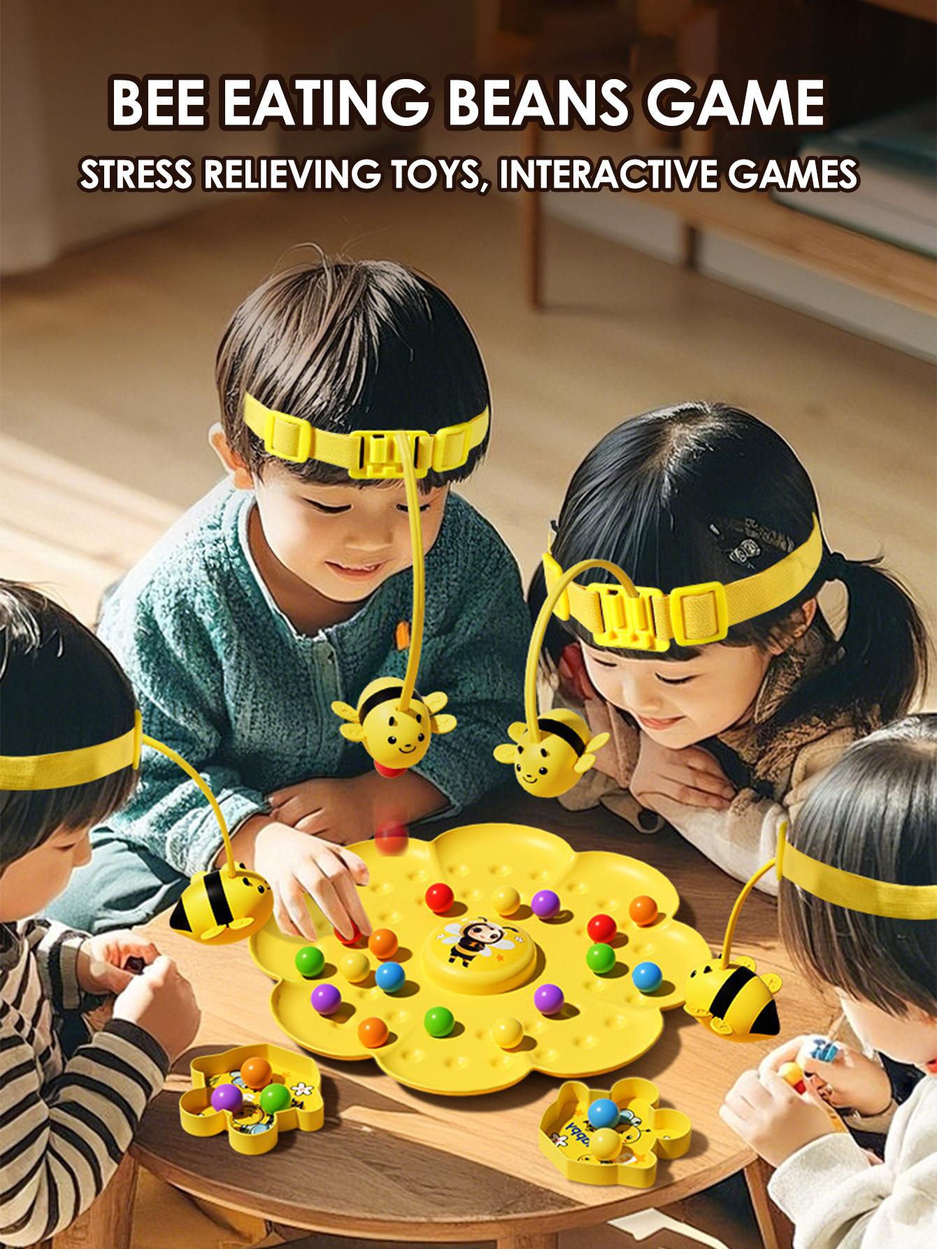 Wucifang Bags Bumble Bee Magnetic Toy Montessori Puzzle Fishing Game Fun Interactive Family Board Games For Kids Adults
