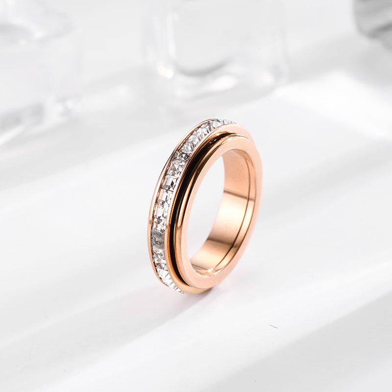 

Японское и корейское минималистичное бриллиантовое звездное парное кольцо из титановой стали US Size 6