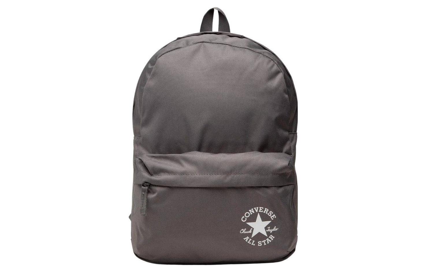 Converse Men's Gray Polyester Backpack Regular Unisex 10023811-A05