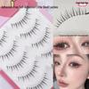2026 Hot Sale Glue-Free Little Devil False Eyelashes with Transparent Stem