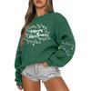 Women  Tops Women's Long Sleeve Sweatshirt Casual Crewneck Loose Fit Pollover Fleece Tops