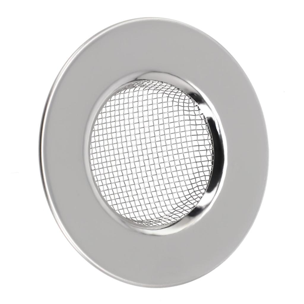 Stainless Steel Kitchen Sink Mesh Strainer Basin Drain Basket Stopper Filter Uk