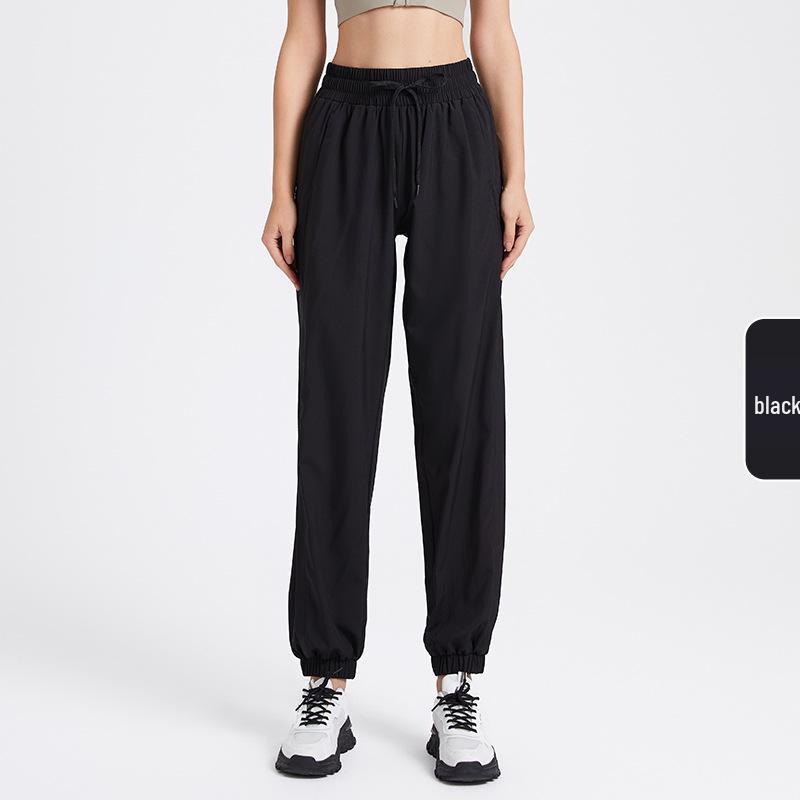 Women's Quick-Dry Wide-Leg Yoga Pants with Pockets - High-Waisted & Slimming