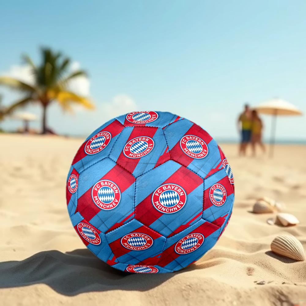 Bayern Monaco Pallone da Calcio Taglia 5 Alta Elasticità Pallone da Calcio Per Competizione All'aperto Allenamento Quotidiano Gioco