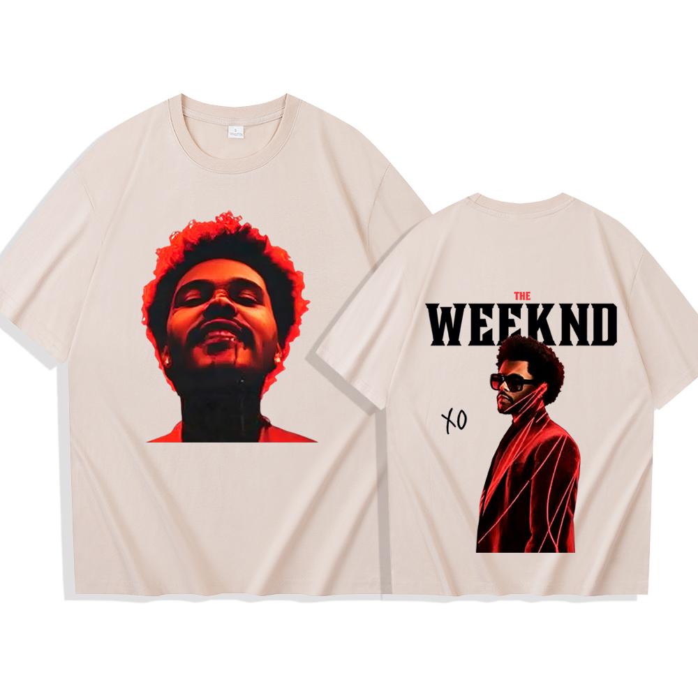2026 TheWeeknd World Tour Tshirt Unisex Unisex Harajuku Short Sleeve Oneck Casual Shirt