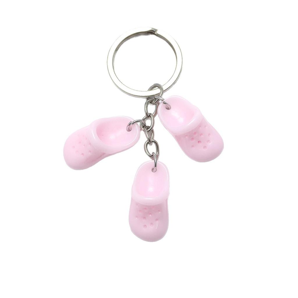 Mini Slipper Keychain Creative Small Gift Bag Decoration Pendant Couple Family Keychain Pendant