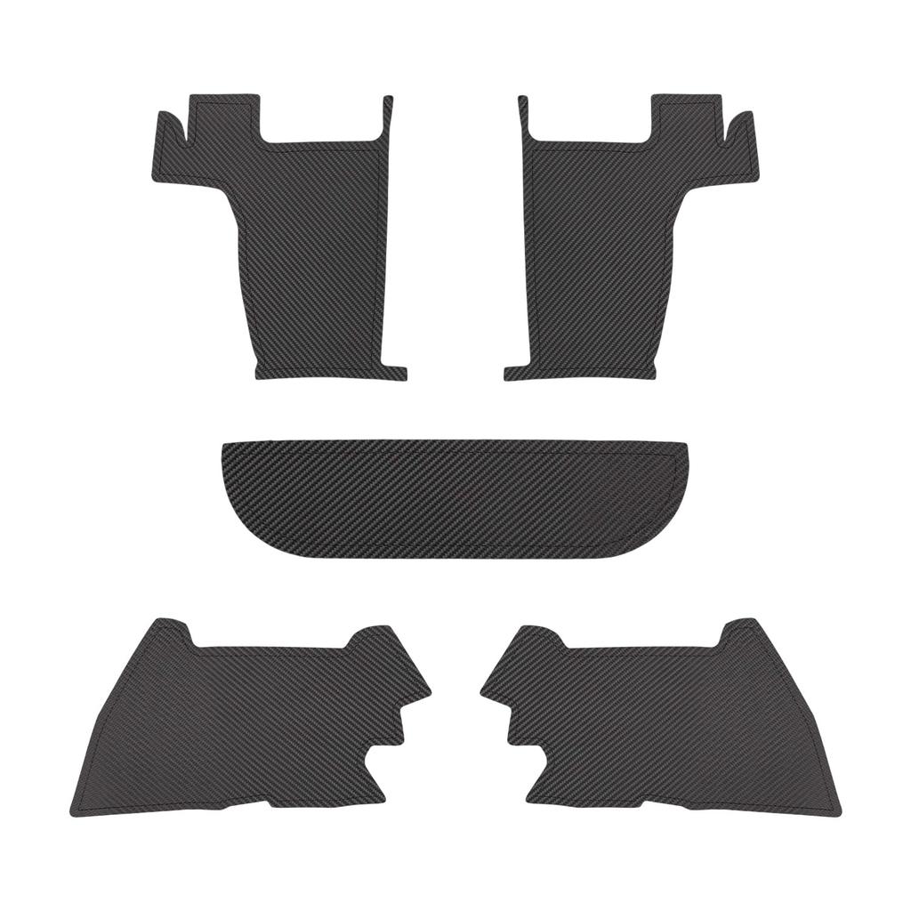 Cartist Kick Guard Trim Covers for the Sienta 10 Series and 15 Foot Seat Lower Back Kick and Protective Covers for Sienta and MXPL15G PU Leather Seat