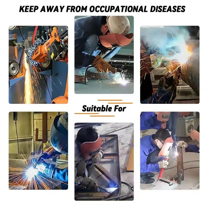 Pc Welding Mask Auto Darkening With Variable Light Adjust Large Viewing Area Automatic Welding Facemask For Arc Grinding Cutting