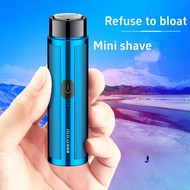 Portable Mini Electric Shaver For Men Electric Razor Beard Knife USB Charging Men's Shavers Face Body Razor Shaving Machine
