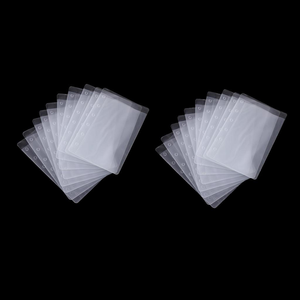 Папки-карманы на 20 листов для планера формата A7 блокнота на кольцах пластиковый пакет 1190₽