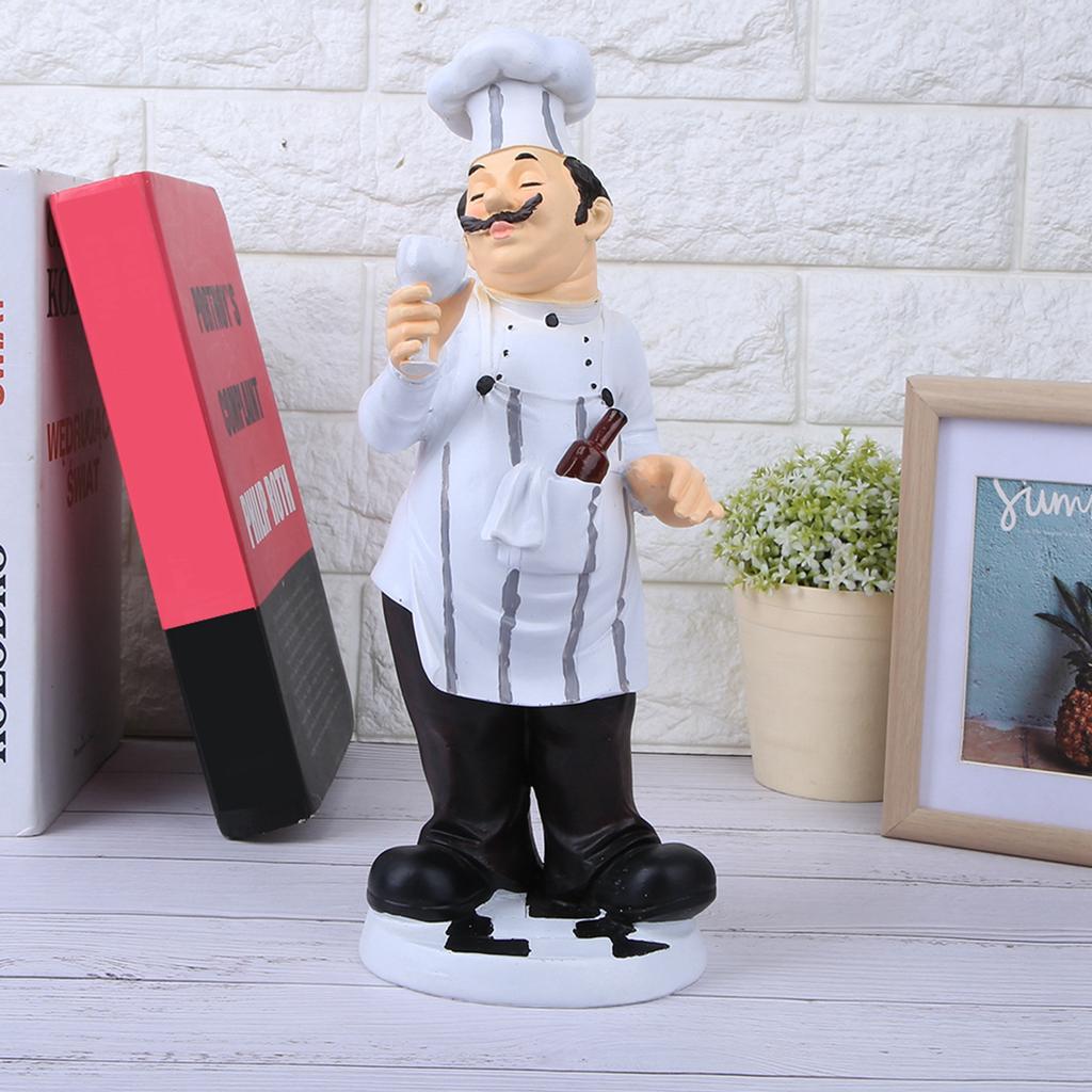 Gebäckdekor Geschenk Ornament Koch Harz Funktion Dekoration für Stilvolles Restaurant Café(7124T‑03‑