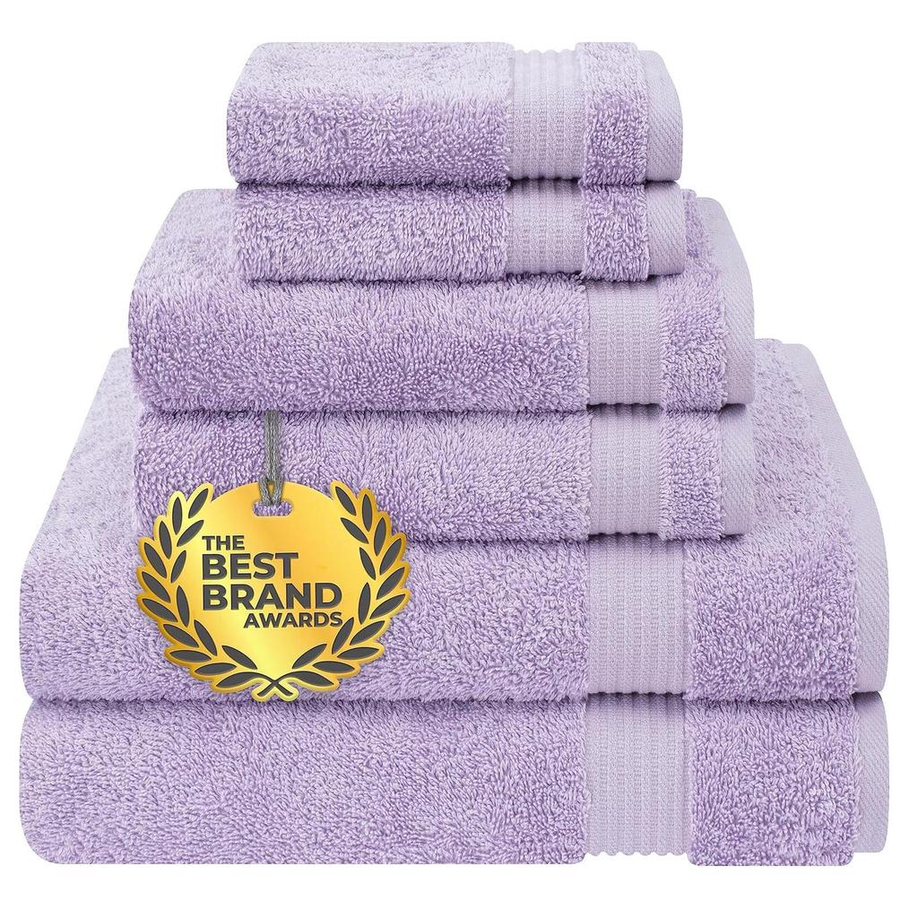 Soft, Absorbent Men's Multi-Color Thick Cotton Bath Towel Set with Code for Vacuum Packing