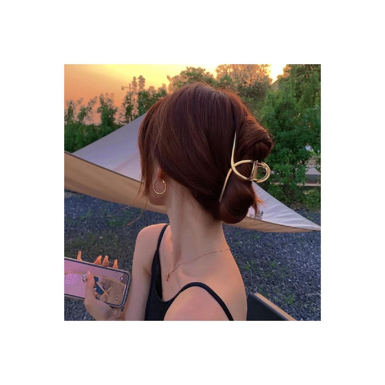 

Пряжка с пружинной защелкой из золотой стали большого размера Steel-316