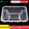 Caja de almuerzo para llevar Qīwēi desechable con múltiples compartimentos