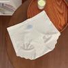 Women's Summer Small Floral Ice Silk Lace Waist Head Splicing 10A Bacteriostatic No Trace Briefs
