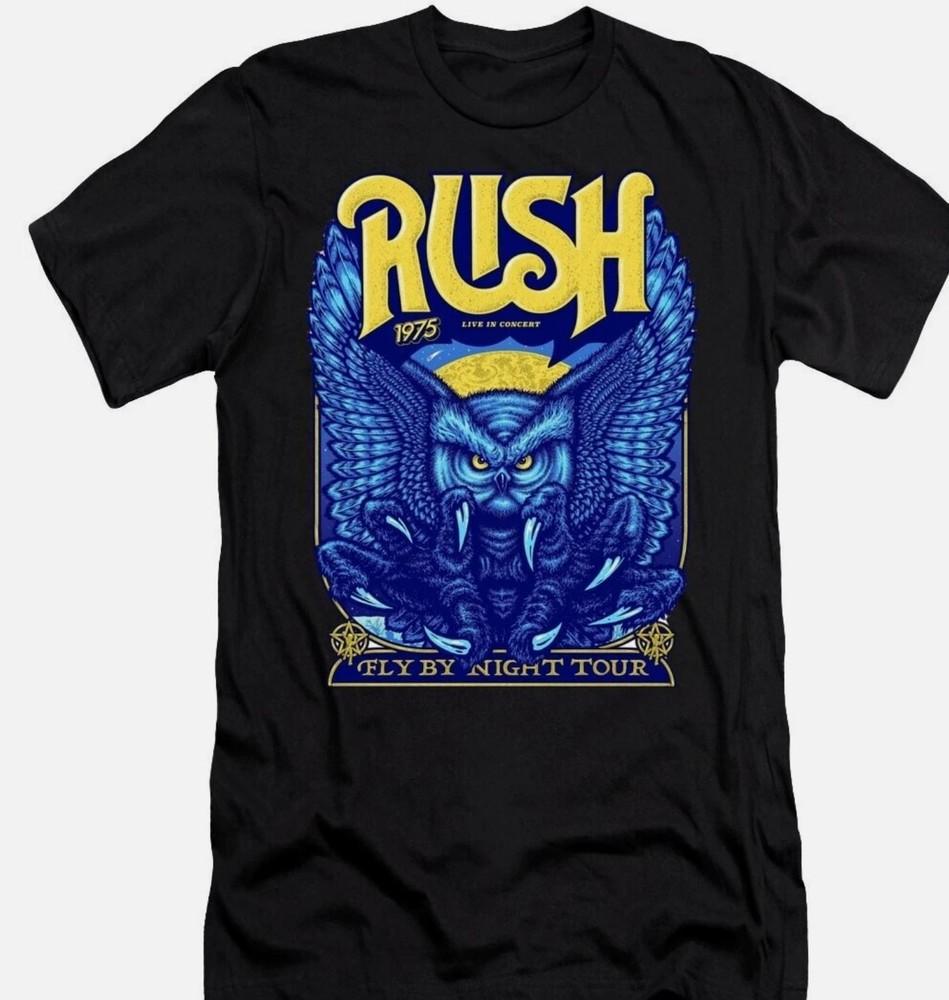 Rush Band Black Cotton Shirt Unisex All size S to 345XL Unisex Unisex T-Shirt M