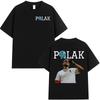 Rapper PLK Porträt Grafiken 100% Baumwolle Musik T-Shirt 2026 Neues Sommer Hip Hop Unisex Belüftend Kurzarmhemd Fan Geschenke