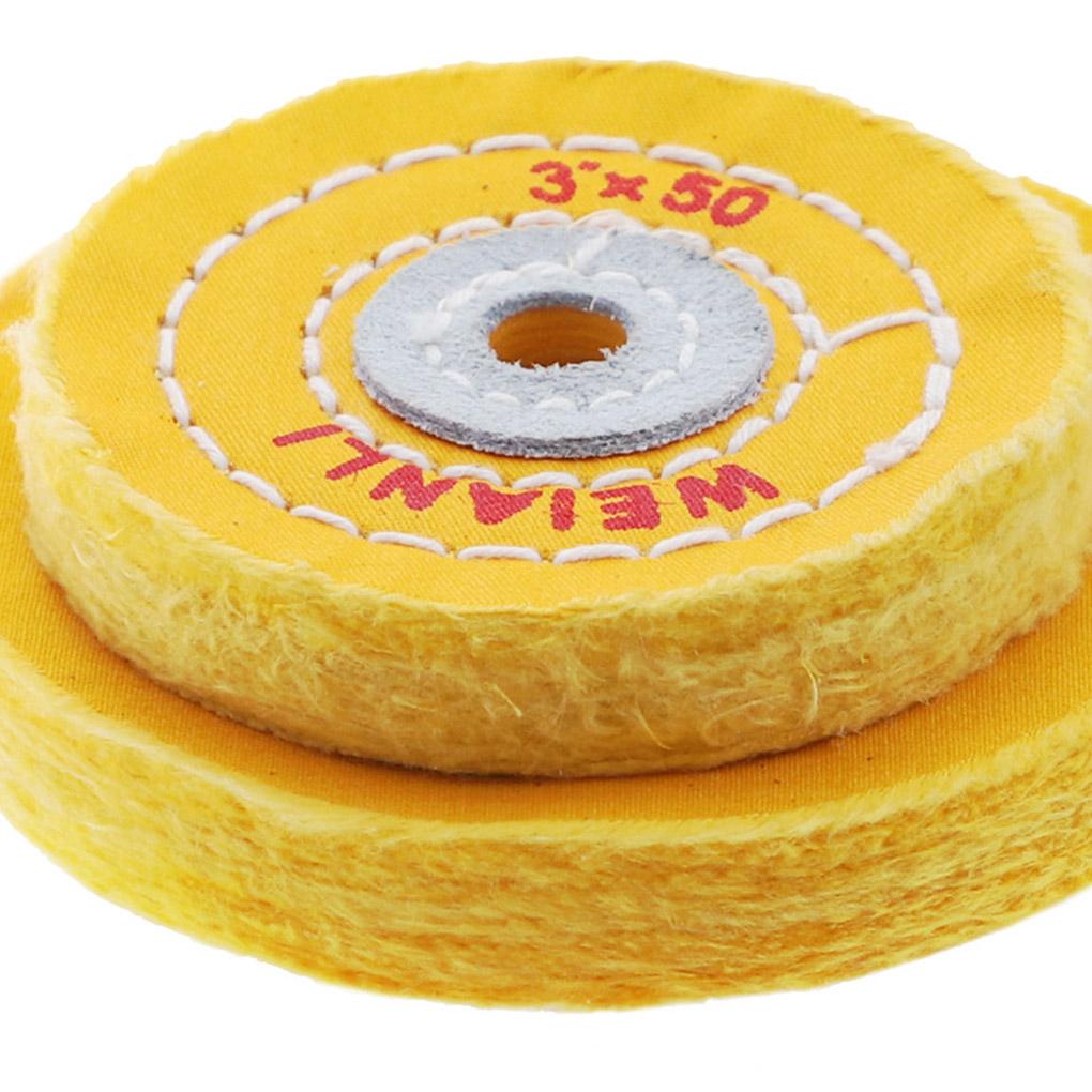 Jewelry Polishing Wheel Ceramic Car Body Burr-removal Rough Sanding Buffing Cloth Wheel 4 Inch 4pcs