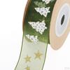 Christmas Ribbon, Tree Ribbons, Polyester Ribbon Crafts Gift Wrapping Festive Ribbons Decorations,
