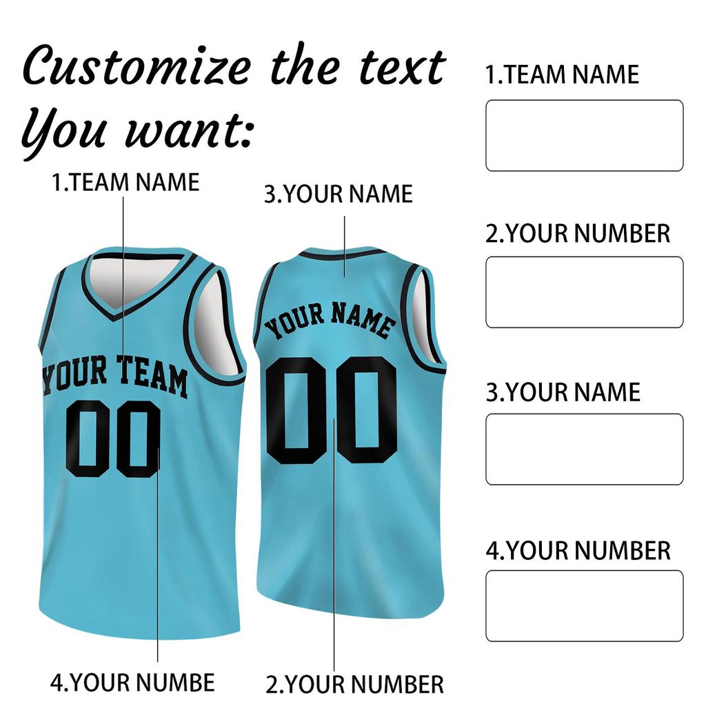 Custom Basketball Jerseys Personalized Printed Team Name & Number Sports Uniform For Men Women Youth