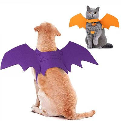 Costume de déguisement amusant pour animaux de compagnie, sangle de poitrine, chauve-souris, chat, chien, pour Halloween, noël, fête d'anniversaire